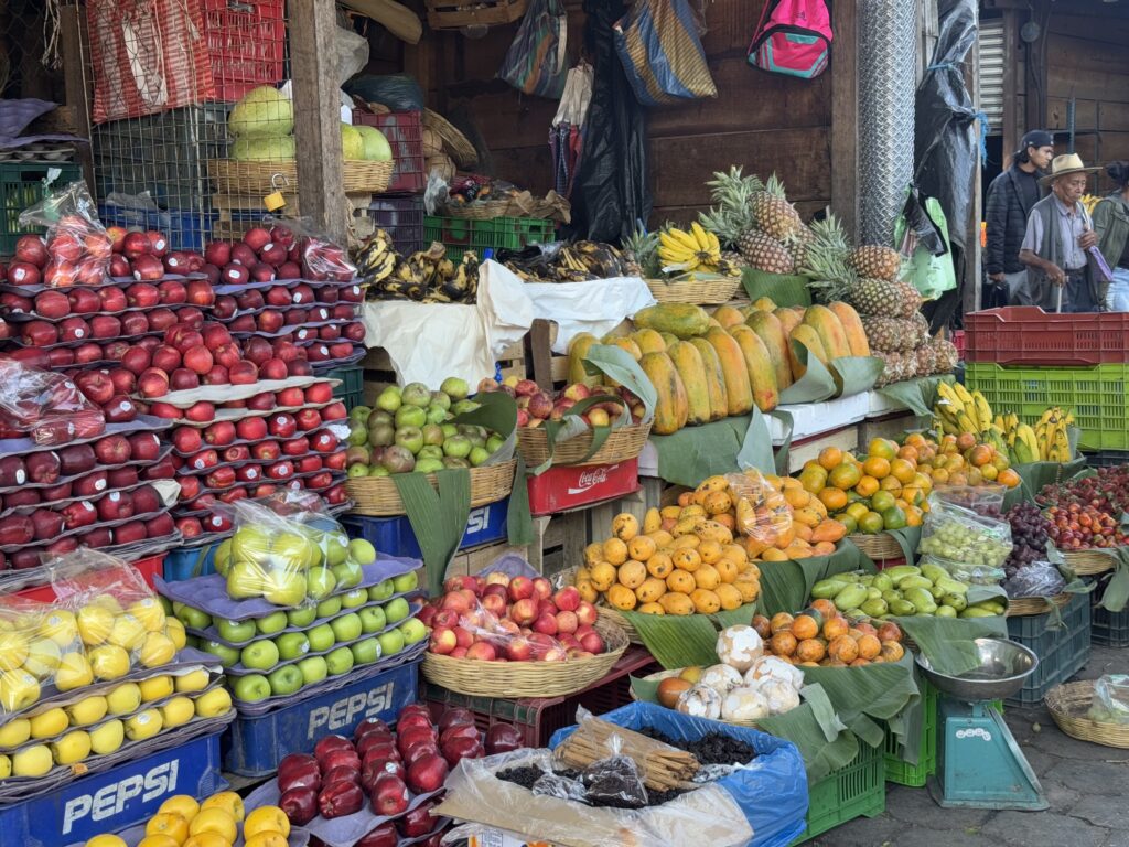 colorful fruits at an outdoor market