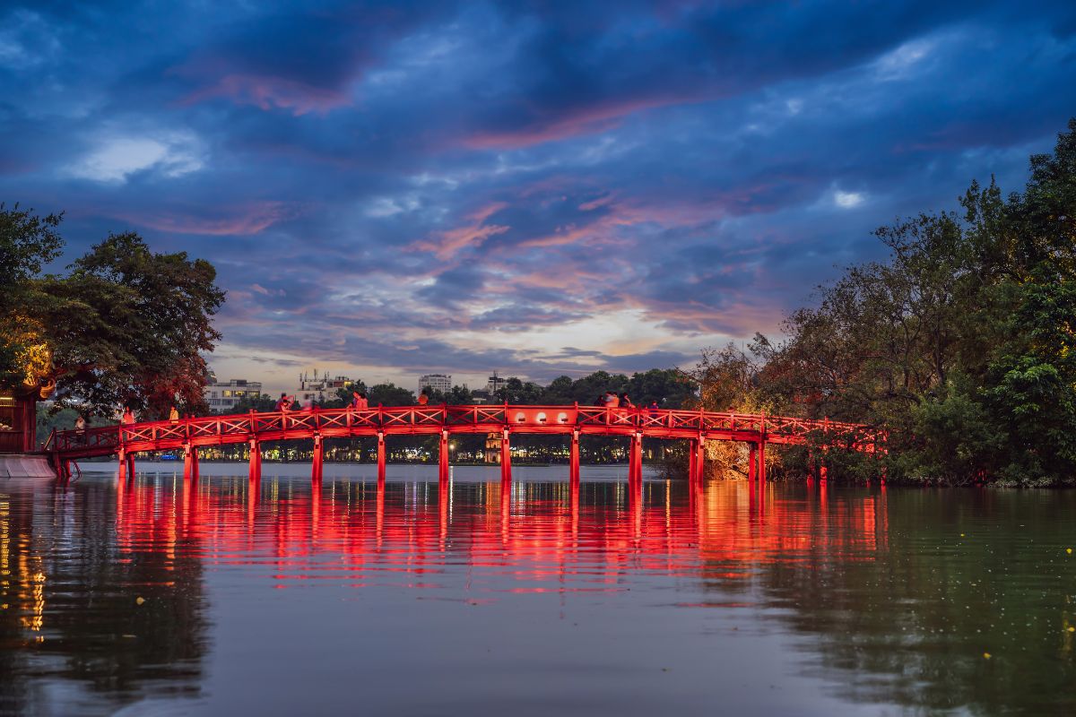 Red Bridge Bridge to the Temple