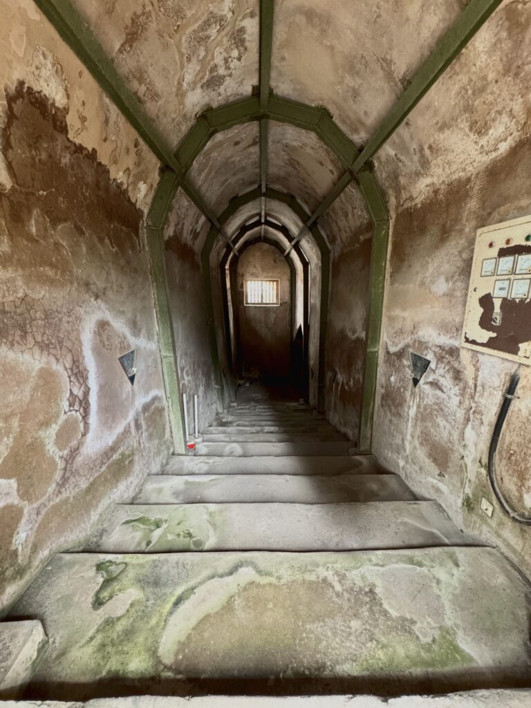 stairwell with shadows