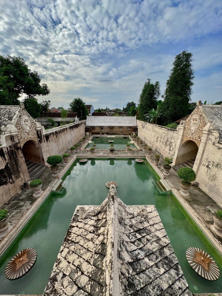 overview of Taman Sari royal baths