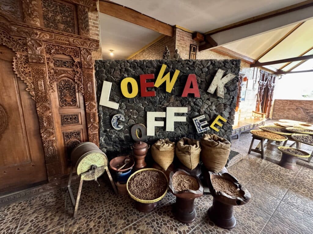 loewak coffee sign