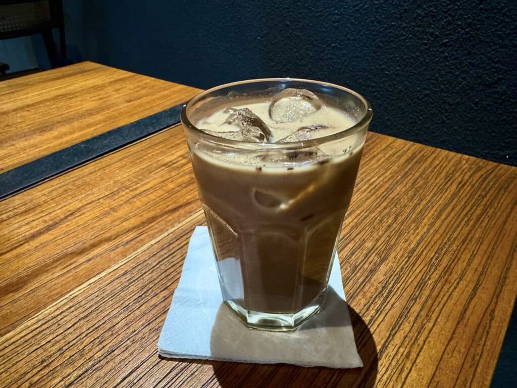 cup of iced coffee