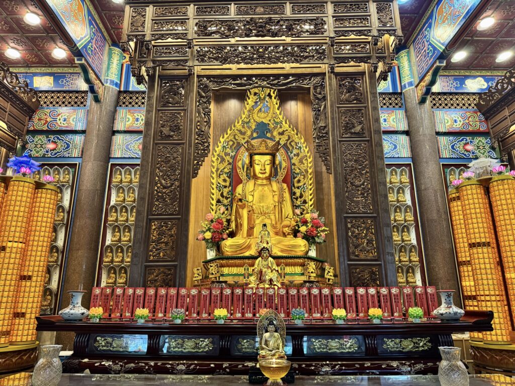 Buddha shrine in a temple
