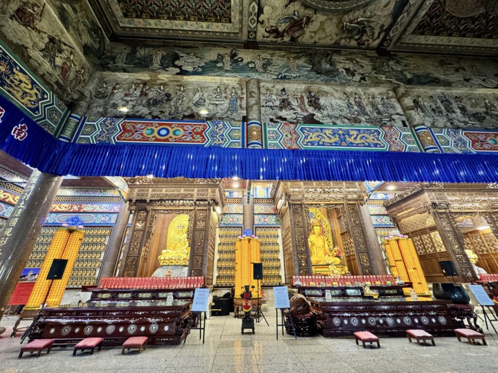 interior temple at a Buddhist site