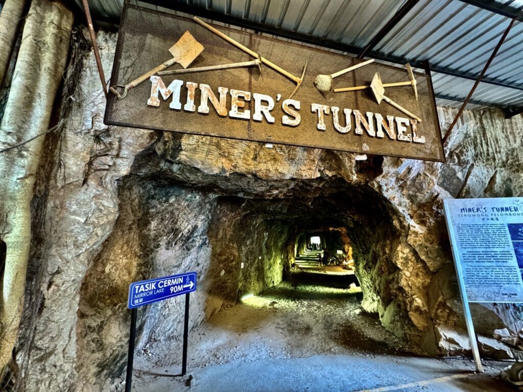 miner's tunnel to mirror lake